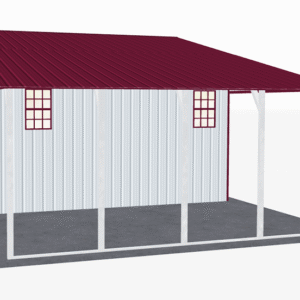 44x21 Vertical Roof Continuous Barns view 4