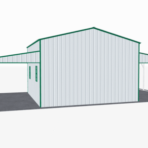 44x21 Vertical Roof Step Down Barns view 3