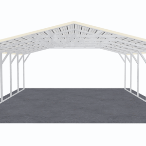 20x26 A-Frame Roof Carport view 2