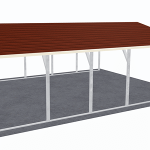 20x26 A-Frame Roof Carport view 4