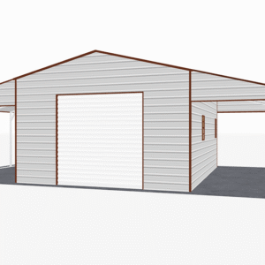 44x26 A-Frame Roof Continuous Barns view 2
