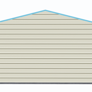 20x26 A-Frame Roof Garage view 3