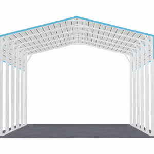 20x26 A-Frame Roof RV Cover view 2