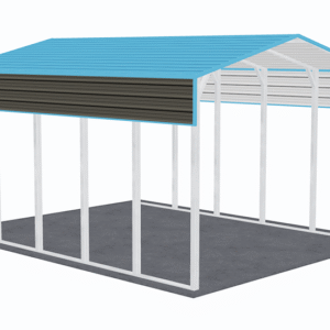 20x26 A-Frame Roof RV Cover view 1
