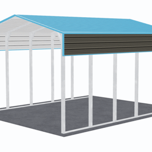 20x26 A-Frame Roof RV Cover view 4