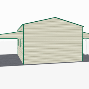 44x26 A-Frame Roof Step Down Barns view 3