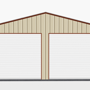 20x26 All Vertical Style Garage view 2