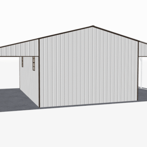 44x26 Vertical Roof Continuous Barns view 3