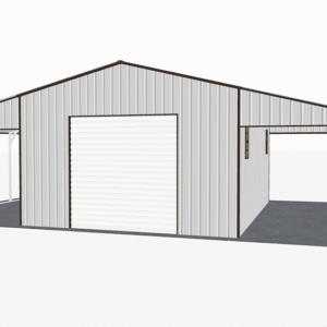 44x26 Vertical Roof Continuous Barns view 2