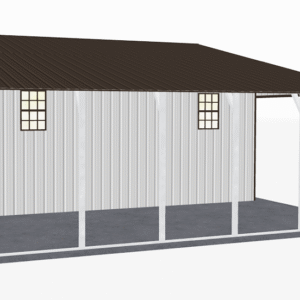 44x26 Vertical Roof Continuous Barns view 4