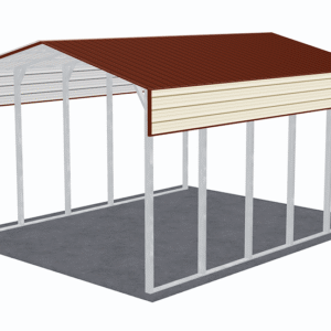 20x26 Vertical Roof RV Cover view 4