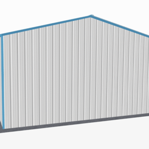 20x26 Vertical Roof Utility Carport view 3