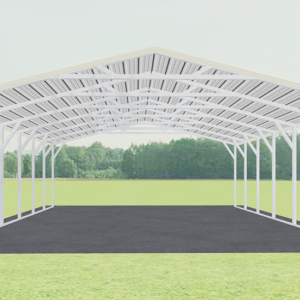 20x31 A-Frame Roof Carport view 2