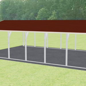 20x31 A-Frame Roof Carport view 1