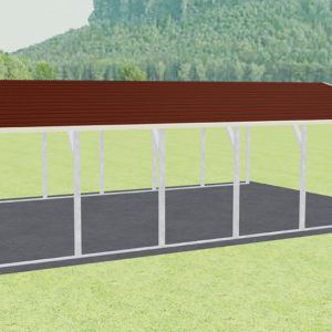 20x31 A-Frame Roof Carport view 4