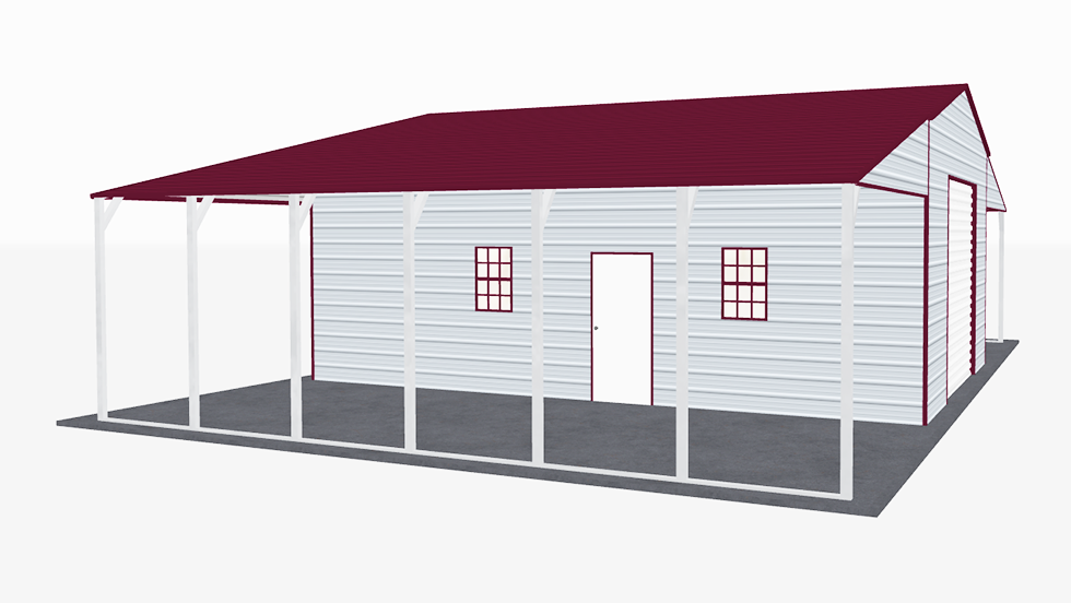 20x31_a-frame_roof_continuous_barns_left