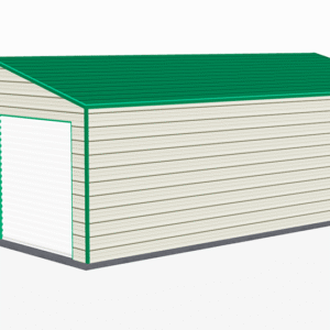 20x31 A-Frame Roof Garage view 4