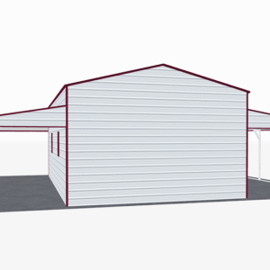 44x31 A-Frame Roof Step Down Barns view 3