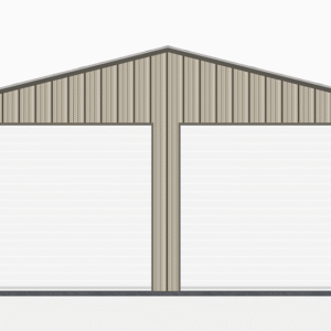 20x31 All Vertical Style Garage view 2