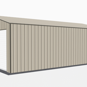20x31 All Vertical Style Garage view 4