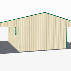 44x31 Vertical Roof Continuous Barns view 3