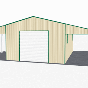 44x31 Vertical Roof Continuous Barns view 2