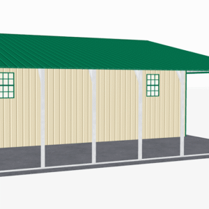 44x31 Vertical Roof Continuous Barns view 4