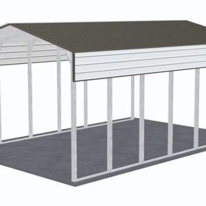 20x31 Vertical Roof RV Cover view 4