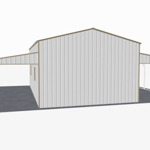 44x31 Vertical Roof Step Down Barns view 3