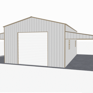 44x31 Vertical Roof Step Down Barns view 2