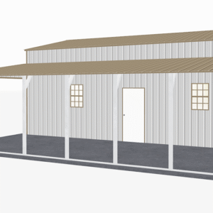 44x31 Vertical Roof Step Down Barns view 1