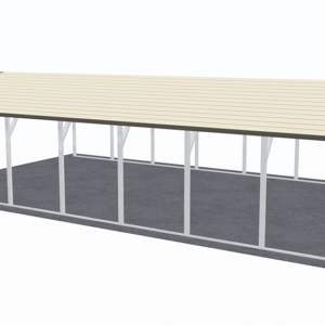 20x36 A-Frame Roof Carport view 1