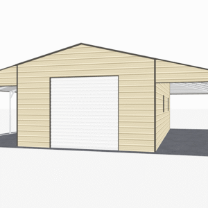 44x36 A-Frame Roof Continuous Barns view 2