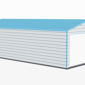20x36 A-Frame Roof Garage view 1