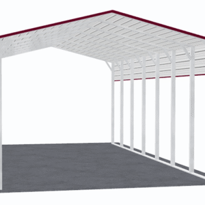20x36 A-Frame Roof RV Cover view 3
