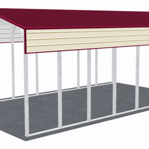 20x36 A-Frame Roof RV Cover view 4