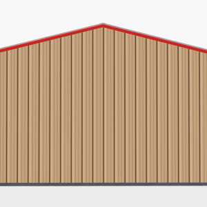 20x36 All Vertical Style Garage view 3
