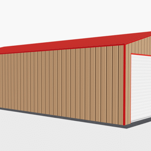 20x36 All Vertical Style Garage view 1