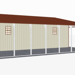 44x36 Vertical Roof Continuous Barns view 4