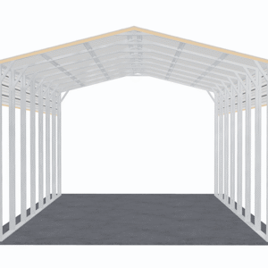 20x36 Vertical Roof RV Cover view 2