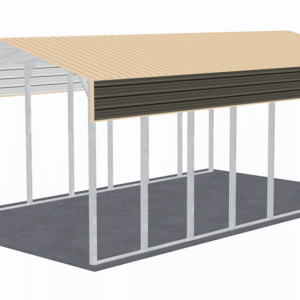 20x36 Vertical Roof RV Cover view 4
