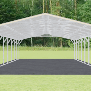 20x41 Vertical Roof Carport view 3