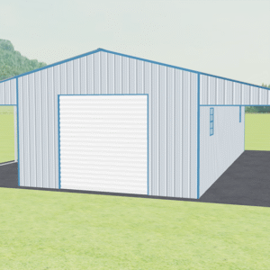 44x41 Vertical Roof Continuous Barns view 2