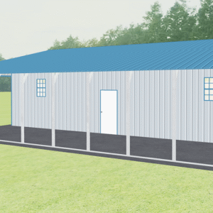 44x41 Vertical Roof Continuous Barns view 1