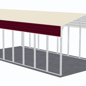 20x41 Vertical Roof RV Cover view 1