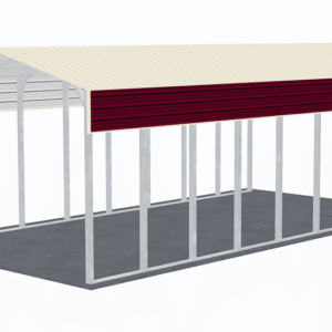 20x41 Vertical Roof RV Cover view 4