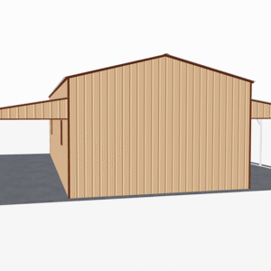 44x41 Vertical Roof Step Down Barns view 3