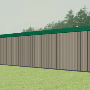 20x46 All Vertical Style Garage view 1