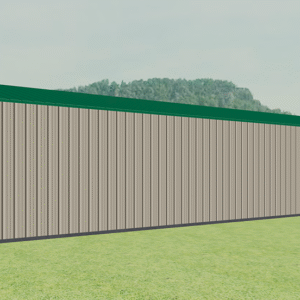 20x46 All Vertical Style Garage view 4