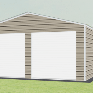 20x46 Residential Style Garage view 2